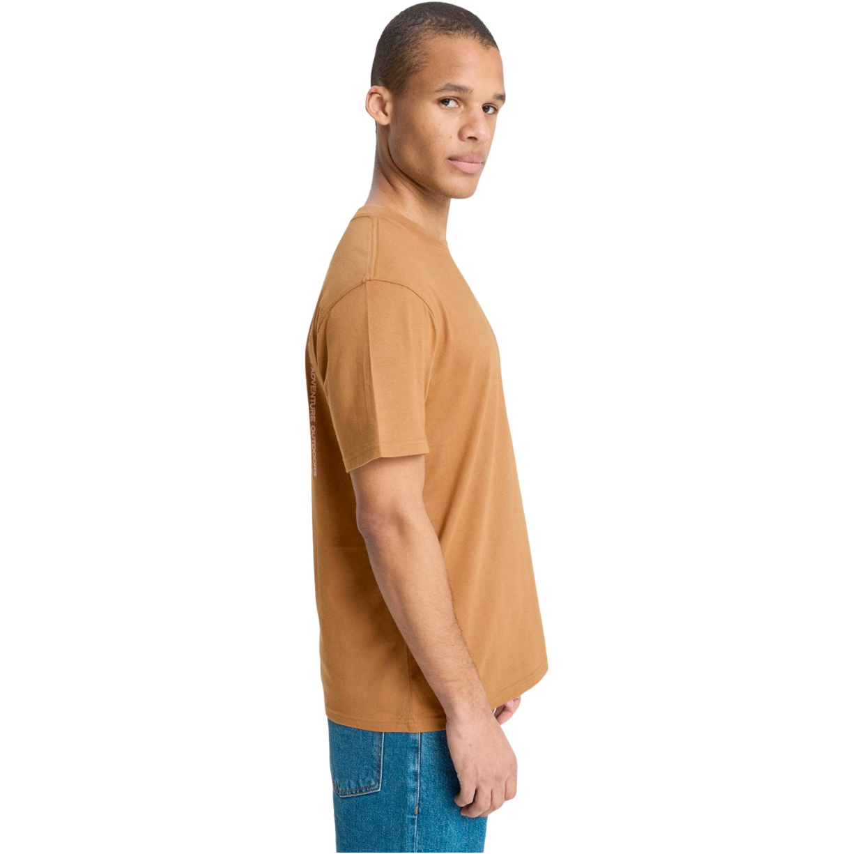 2026 Quiksilver Mens Evo Blossom Of Peace T-Shirt EQYZT08264 - Tobacco Brown